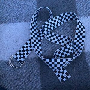 Checkered belt
